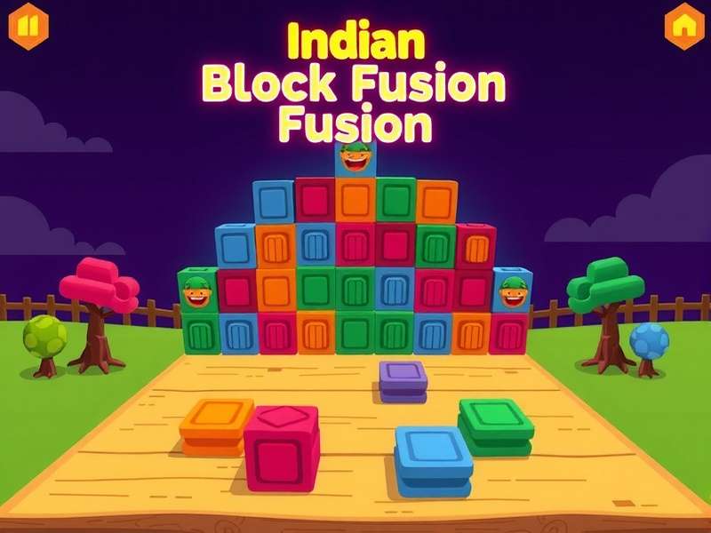 Indian Block Fusion Game Screenshot